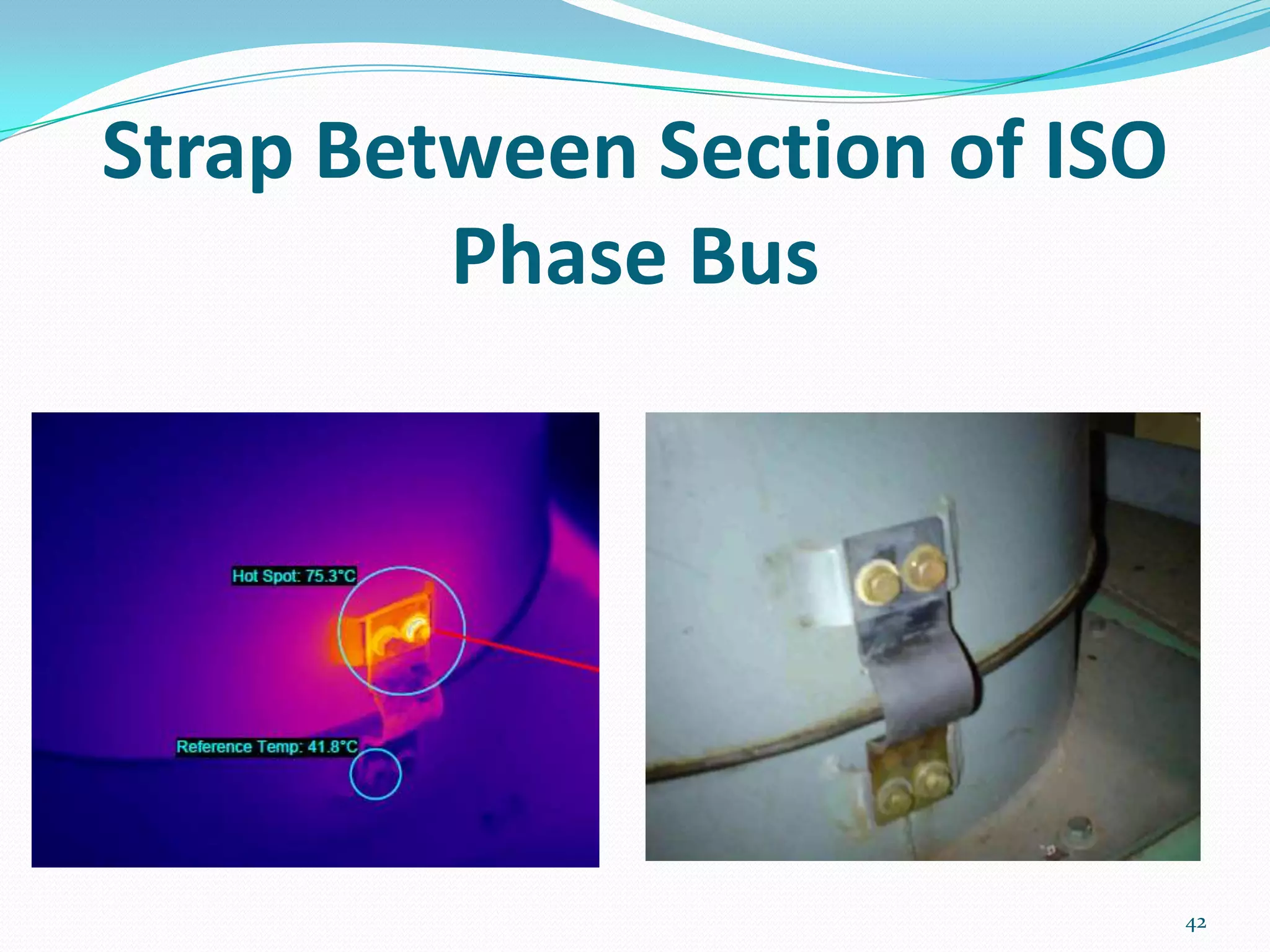 42
Strap Between Section of ISO
Phase Bus
 