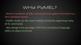 Maya Python (PyMel) | PDF