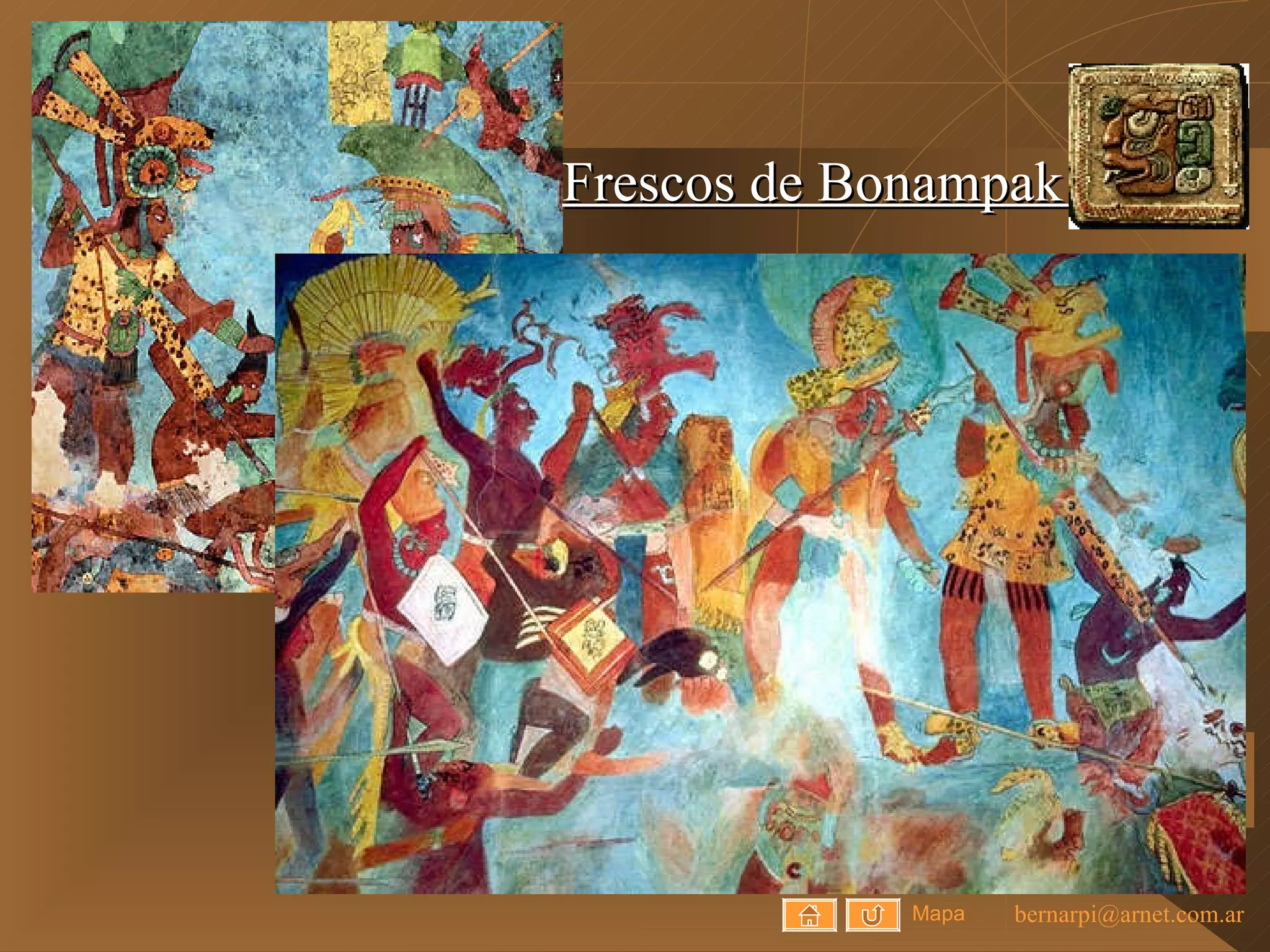 Frescos de Bonampak 2 Mapa 
