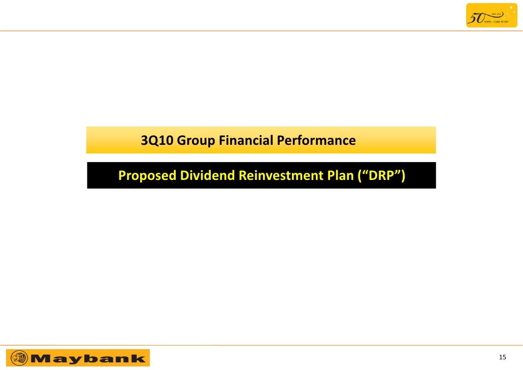 maybank dividend reinvestment plan