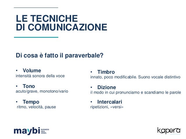 Communication Course I^ parte - (comunicazione verbale, paraverbale,