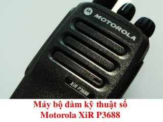 Máy bộ đàm kỹ thuật số
Motorola XiR P3688
 