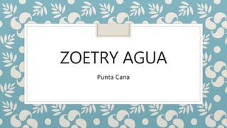 ZOETRY AGUA
Punta Cana
 