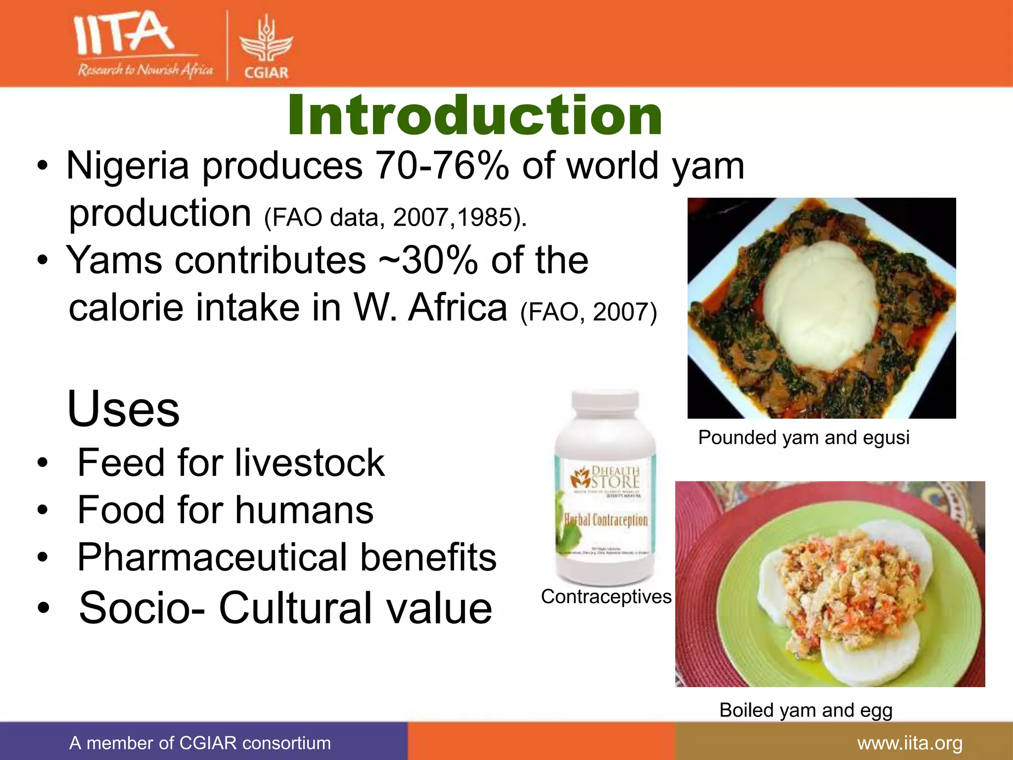 Management of meloidogyne incognita in yam-based cropping systems with ...
