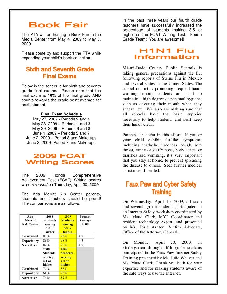 May June Ada Merritt K 8 Center Home Frame Page