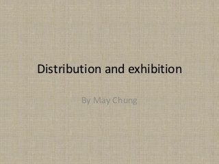 Distribution and exhibition

        By May Chung
 