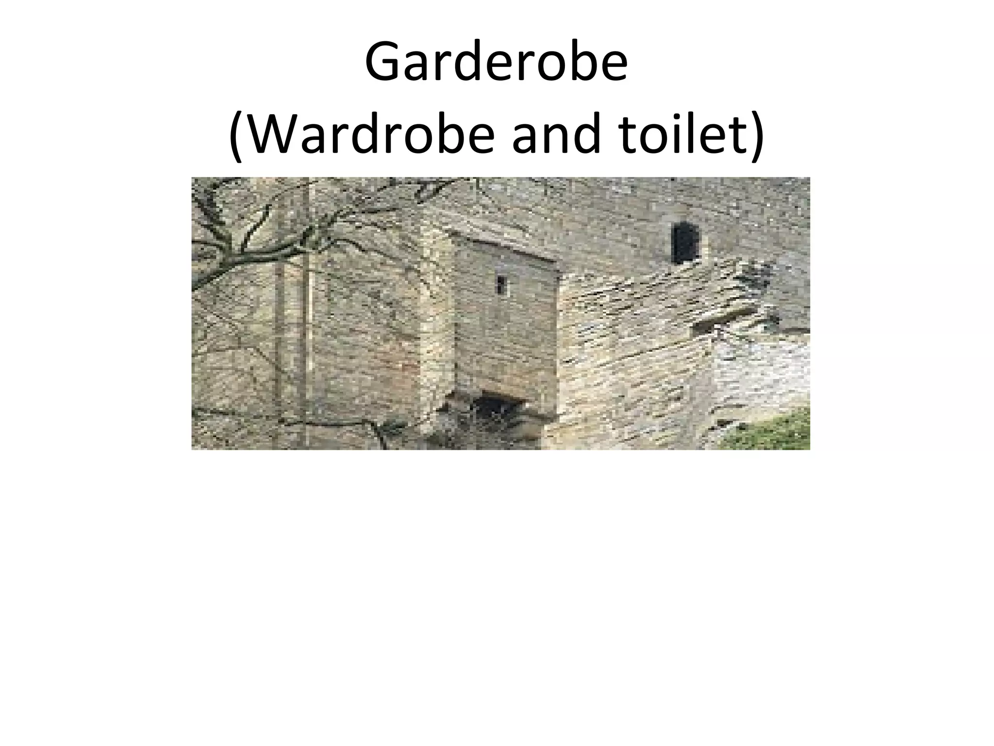 Garderobe
(Wardrobe and toilet)