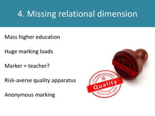 Shifting the educational paradigm
from…
 