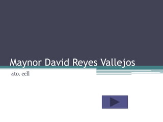 Maynor David Reyes Vallejos
4to. ccll
 