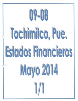 ESTADOS FINANCIEROS MAYO 2014