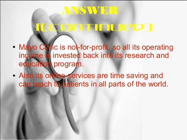 Mayo clinic case study ppt picture