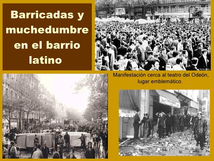 Resultado de imagen para barrio latino mayo 1968