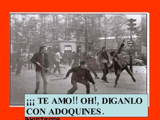 ¡¡¡ TE AMO!! OH!, DIGANLO  CON ADOQUINES. Nanterre. ¡¡¡ TE AMO!! OH!, DIGANLO CON ADOQUINES.  Nanterre 