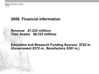 2008. Financial information

Revenue $7,222 millions
Total Assets $8,333 millions


Education and Research Funding Sources $763 m.
(Government $372 m., Benefactors $391 m.)
 