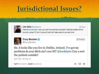 Jurisdictional Issues?
 