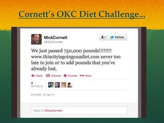 Cornett’s OKC Diet Challenge...
 