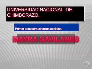 UNIVERSIDAD NACIONAL DE
CHIMBORAZO.
 