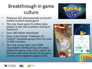 Pokémon GO and the Ludification of Culture | PDF