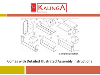 Comes with Detailed Illustrated Assembly Instructions
Sample Illustration
 