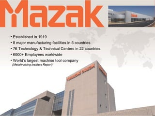 Mazak Optonics Corporation Intro