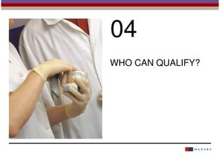 04
WHO CAN QUALIFY?

 