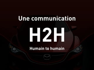 Une communication
H2HHumain to humain
 