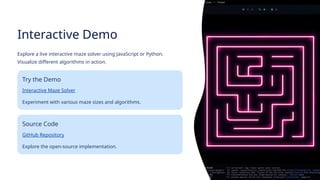 github - vighnahartapathare... Maze-Solving-Alhghgghgorithhggggggms.pptx