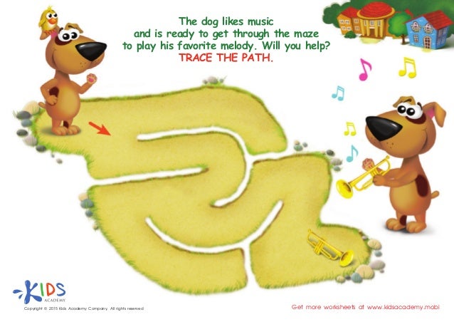 Mazes for kids - free printable worksheets for Preschool and Kinderga…