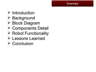 Maze solver robot presentation | PPT