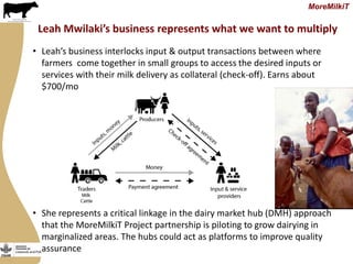 Maziwa Zaidi—Tanzania dairy value chain development program