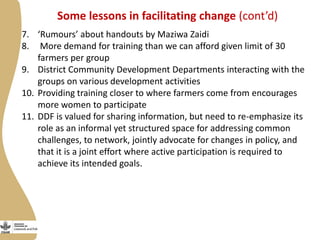 Maziwa Zaidi update: Tanzania smallholder dairy value chain development program