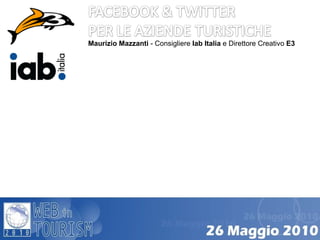Maurizio Mazzanti  - Consigliere  Iab Italia  e Direttore Creativo  E3 