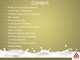 Demonstrating the Mazzican  