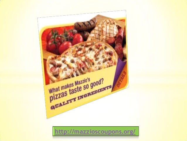 Mazzios coupons