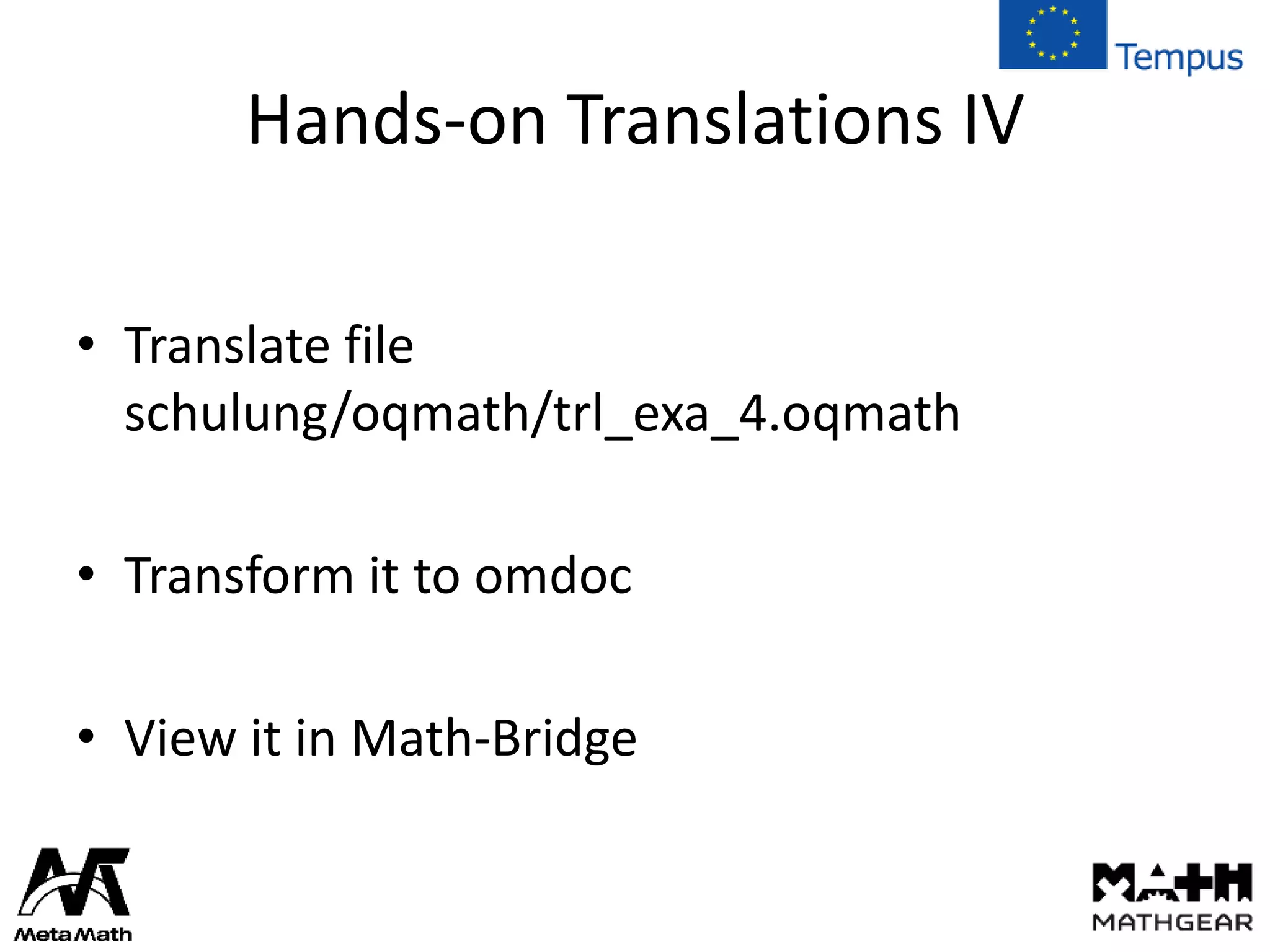 Math-Bridge Additional Interactivity | PPTX