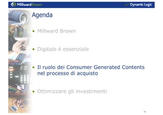 L’influenza dei Consumer Generated Media