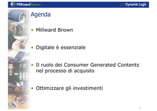 L’influenza dei Consumer Generated Media