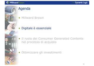 L’influenza dei Consumer Generated Media