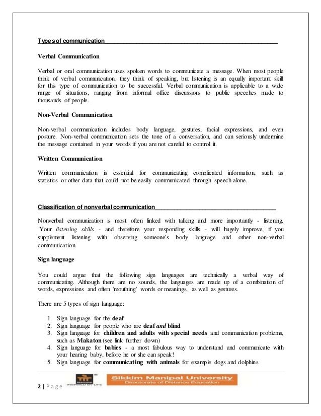 Business communication class activities picture