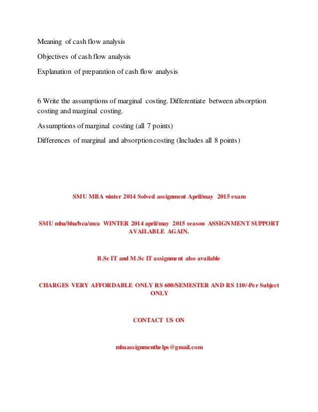 financial and management accounting smu solved assignment Business economics 1 financial accounting & analysis cancel reply leave comment search for: get 2018 june nmims solved assignment. financial and management accounting smu solved assignment Business economics 1 financial accounting & analysis cancel reply leave comment search for: get 2018 june nmims solved assignment.