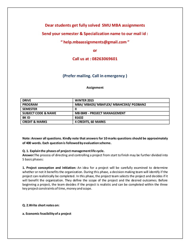 mb0049-project-management-pdf-free-download