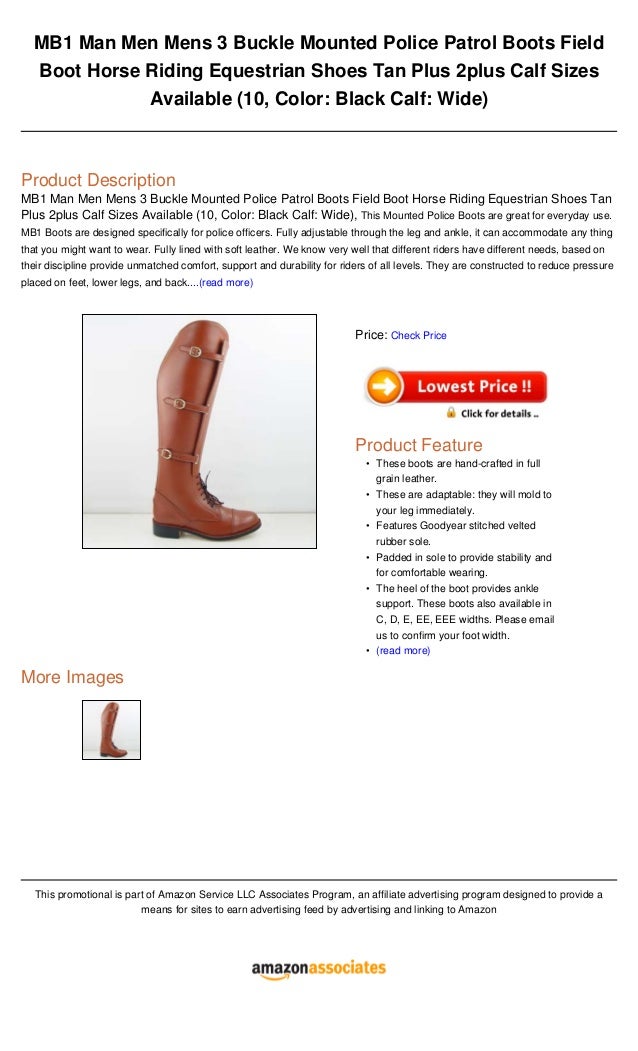 mounted police boots