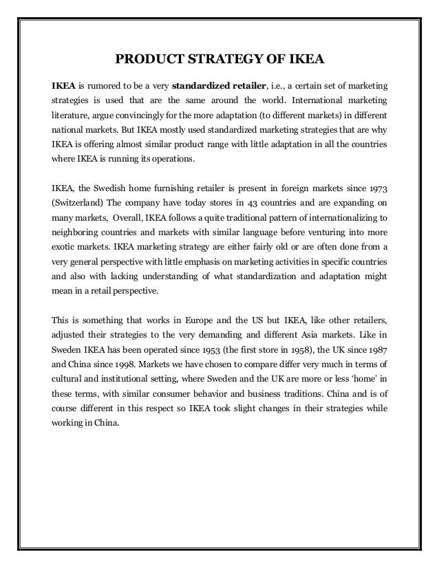 international marketing essay