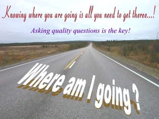 Asking quality questions is the key!

13

 