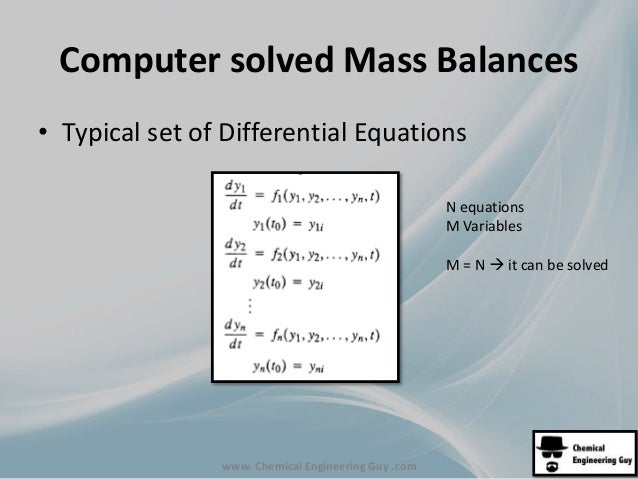MB4 Mass Balance in Transient State