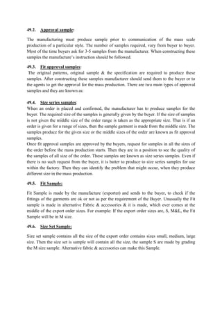 Proper Merchandising & Quality Management System in RMG Sector. | PDF