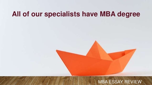 Good mba essays
