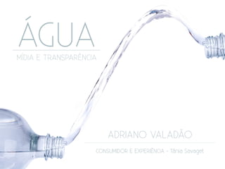 Água - Mídia e Transparência