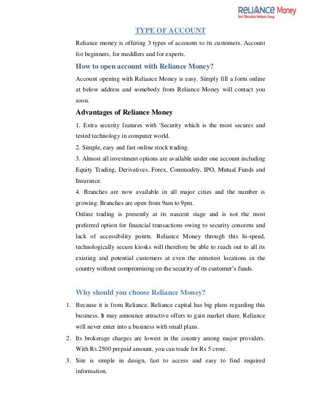 Forex project report mba