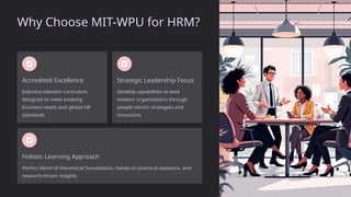 MBA Human Resource Management From MIT-WPU | PPTX